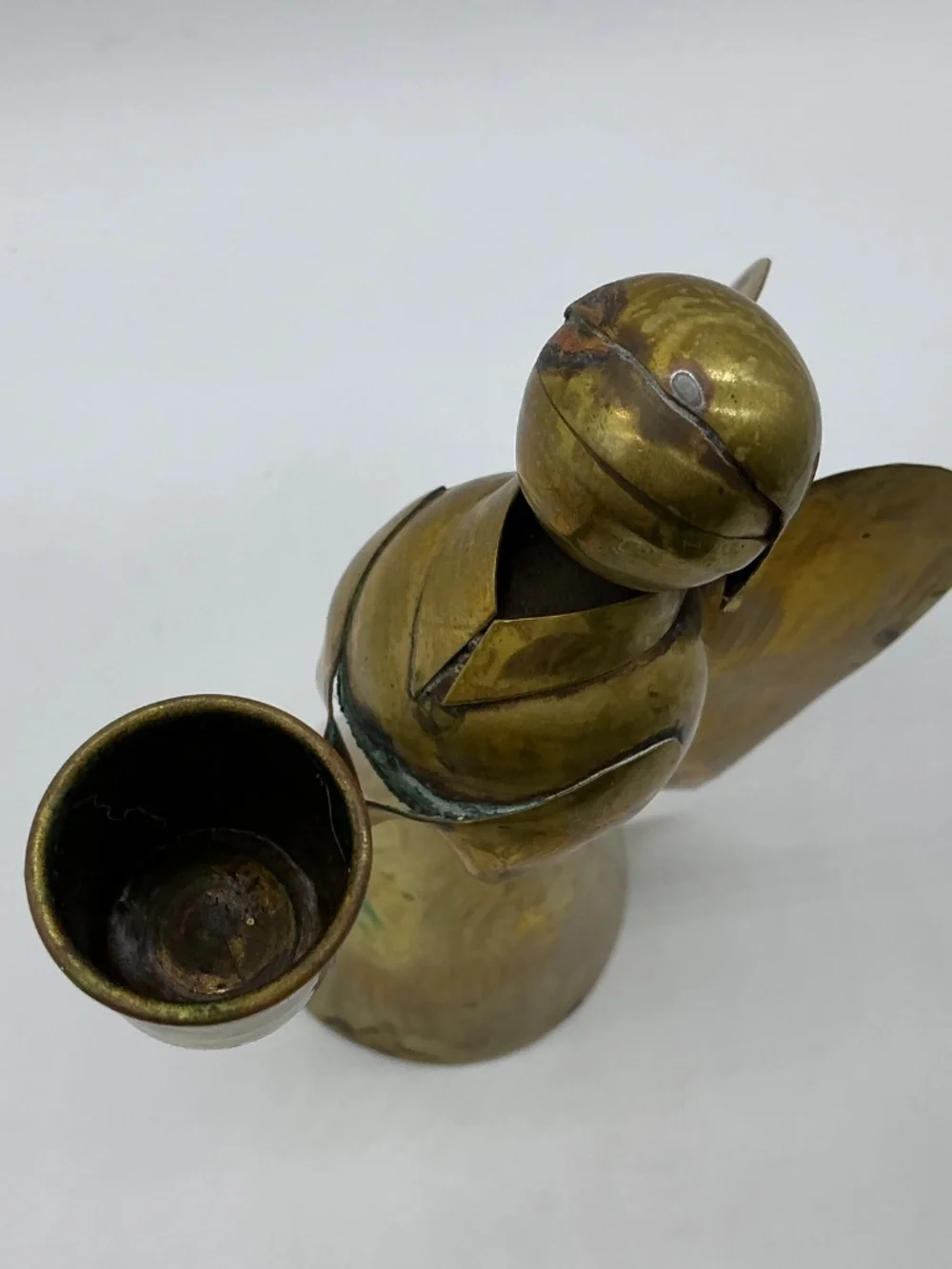 Brass Angel Candle Holder Vintage